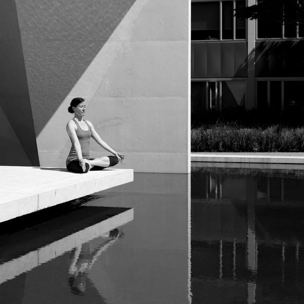 Person meditating in a calm environment, representing mental clarity.